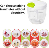 Manual Food BIG 900ML Chopper with 5 Blades Speedy Chopper