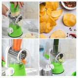 Multifunctional Roller Vegetable Cutter Multi-Functional Tabletop Drum Grater