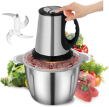 RAF Electric Meat Chopper 800W 2L Stainless Steel Bowl Food Processor For Meat And Vegetables