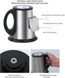 RAF Electric Meat Chopper 800W 2L Stainless Steel Bowl Food Processor For Meat And Vegetables